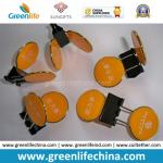 Advertismental Paper Clips Round Yellow Panel Office Clips