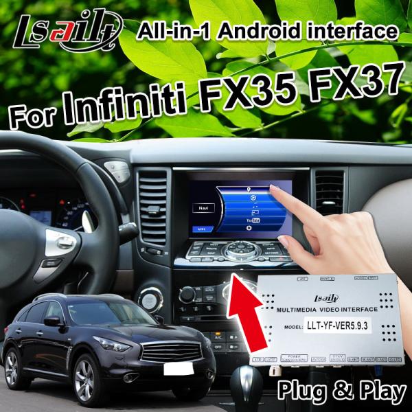 Plug and Play Android Auto Interface for Infiniti FX35 QX70 QX80 support ADAS ,
