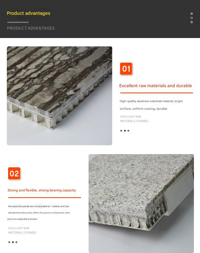All Aluminum Ceiling Honeycomb Panel Wood Grain Sound Insulation Hot Aluminum Alloy Composite Stone Contemporary Design Style