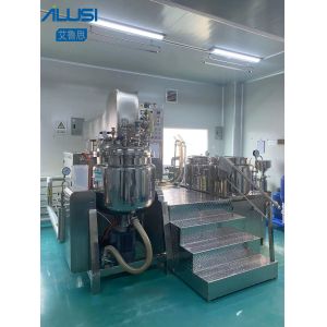 Vacuum Homogeneous Lifting Emulsifier Mixing Machine 500L Liquid Medicine Mixer