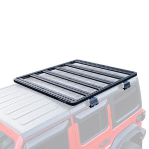 China Roof Mount Adjustable Steel Aluminum Alloy Powder Spraying Flat Roof Rack for Jeep factory
