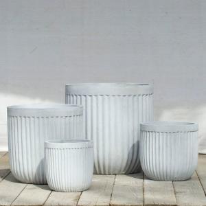 China Water Resistant Light Grey 21cmx222cm Fiber Clay Pots factory