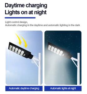 China 1800w 3600w Smd Led Outdoor Solar Street Light All In One Integrated factory