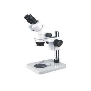 China 7-45X Binocular Zoom Stereo Microscope With LED Ring Light factory