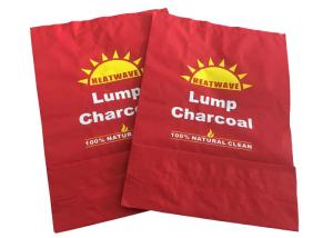 China Strong Load Aperture Paper Bag Capacity Barbecue 5kg Charcoal Bags factory