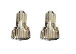 ABS / PP Plastic Coffin Ornaments With Iron Tubes , Casket Hardware Suppliers
