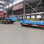 3 Axle Heavy Duty Low Loader/Lowbed/Lowboy Semi Trailers for Excavator Transport