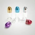 Male Enhancement Clear Empty Pill Capsule Bullets Plastic Single Pill Bottle