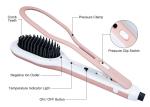 Fast Heating Electric PTC Hair Straightening Comb With Clip 100-240V