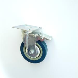 China Light Duty 1Inch Office Chair Casters PU Wheels For Trolley factory