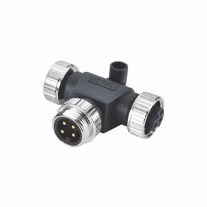 China 2xFemale Male NMEA 2000 Cables 3Pin A Code Marine Mini Change T Connector factory