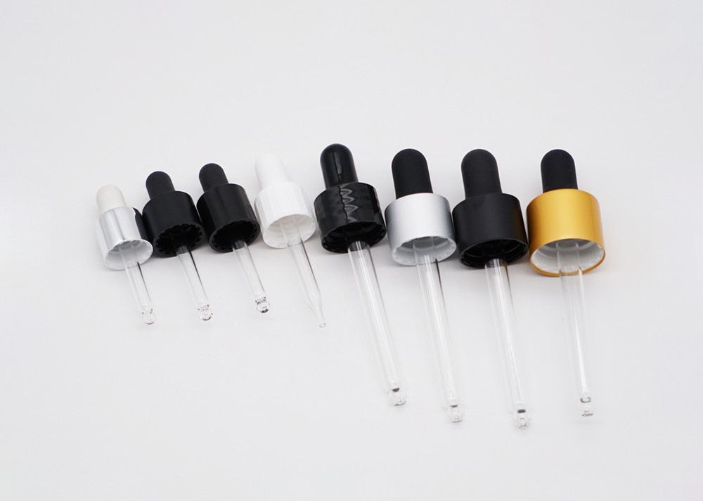 13mm Silicone Teat Bamboo Plastic Aluminum Dropper Tops