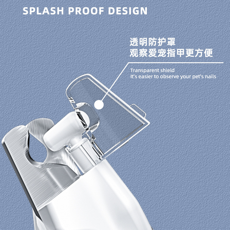 Pet Nail Clipper Quick Safe nail grinder with Ergonomic Spring Loaded Handle