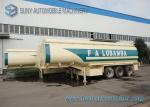 Customized Mechanical Semi Tractor Trailer , 42000 Liters Chemical Tank trailer