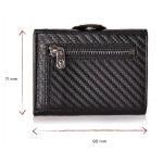 PU Custom Trifold Leather Wallet RFID Blocking Men's Card holder Business Credit