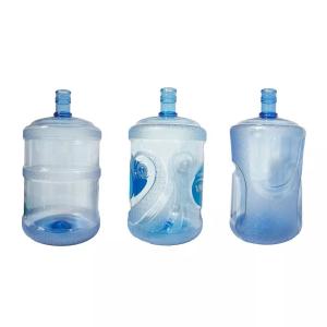 China Blue PC 5 Gallon Water Bottle Round Body Recyclable OEM For Drinking Bottled Water factory