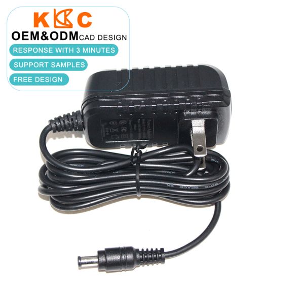 5V 2A DC Power Adapter with US Plug Standard AC to DC Wall Adapter 10W Power