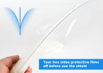 Outdoor Plastic Face Shield Prevent Spray / Clear Plastic Full Cover Face Shield