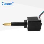 Black Micro Linear Step Motor Nema 8 Linear Actuator Lead Stroke 27.05mm For