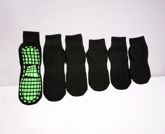 Kids Knitted Trampoline Grip Socks Non Slip Socks Pilates Jump Town Socks For