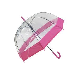 China Auto Open Fiberglass Ribs 23 Transparent Dome Umbrella on sale