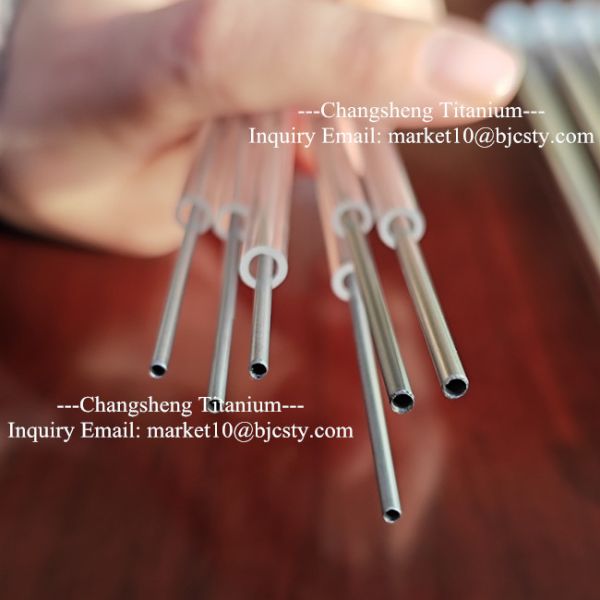 China Corrosion Resistant Seamless Titanium Capillary Tubing For Oil Feed Pipes factory