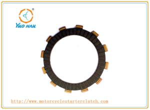 China SUZUKI110 / QS110 Motorcycle Clutch Friction Plate / Rubber Or Paper Base Motorcycle Clutch Spare Parts factory