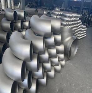 China DN15 BS Carbon Steel Buttweld Fittings Equal 45 Degree 24 Inch 90 Degree Elbow factory