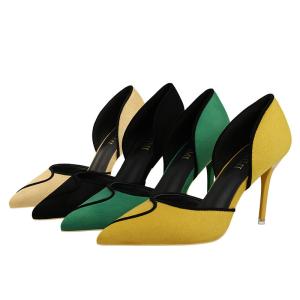 China ZM018 New Pointed Hollow Women'S Super High Heel Single Shoes Women'S Sandals factory