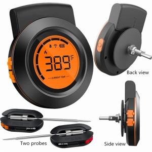 China Free APP Bluetooth Bbq Thermometer For Grilling Oven Kitchen Smoker factory