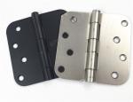 American Type Black Metal Door Hinges , Small Corner Square Hinges