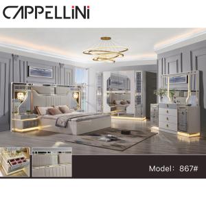 China Luxury Bedroom Furniture Sets King Size Beds Sets Modern Double Full Size factory