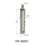 M14*9H Male Thread Satin Silver Surface Aircraft Cable Grippers YW86058