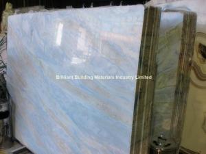 China Blue Sky Marble Slab,Light Blue Marble Slab factory