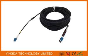 China Duplex DLC LC Fiber Optic Patch Cord Leads 5.0mm 2 Core Optical Cable Assembly factory