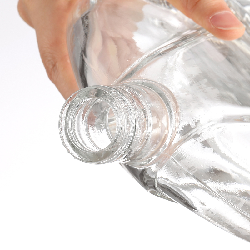 Clear Glass Whisky Bottle with Cap Body Material and Beyond