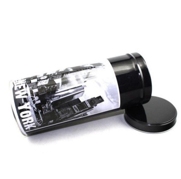 Fancy Round Tea Tin Box / Round Tin Cans With Air Tight Inner Lid For Packaging