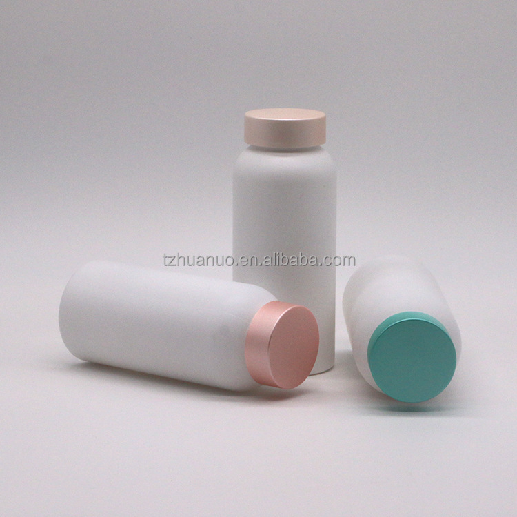 250ML PET Plastic Bottle for Supplement Pill Capsule Tablet Storage Container Matt Finish