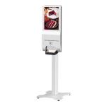 Freestand Digital Signage Hand Sanitizer Android Advertising Players