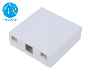 China 2core Mini Terminal Box SC Fiber Optic Access 86type Indoor Ftth Wall Mounted Box factory
