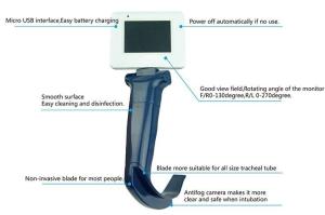 China Flexible Fiber Optic Video Laryngoscope With High resolution Camera factory