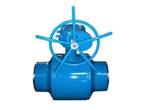 China DN125 - DN600 Size Reduced Port Ball Valve Simple Installation For Chemical Industry factory