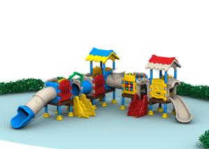 China Plastic Outdoor Playground Equipment Outside Play Sets Complete Safety Protection factory