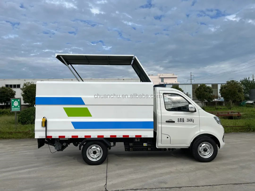 Electric Garbage Collection Truck for Urban Waste Management and Custom's Requirement in Urban Environments