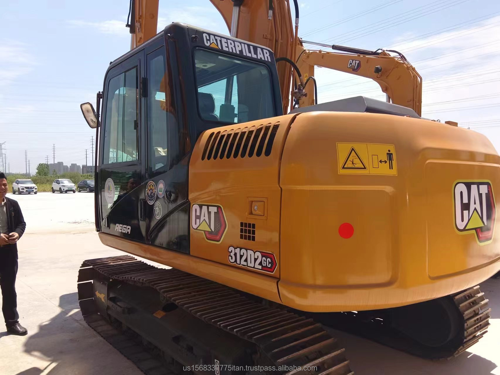 Building Material Shops Caterpillar 312D2GC Excavator Used Excavator in Good Condition