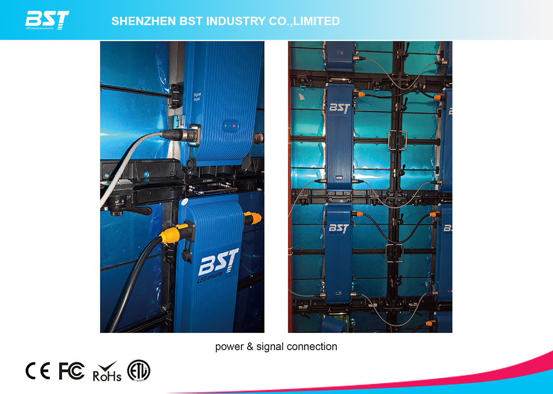 Outdoor HD Rental Led Screen Pixel Pitch 6.66mm With 140 Degree Viewing Angle