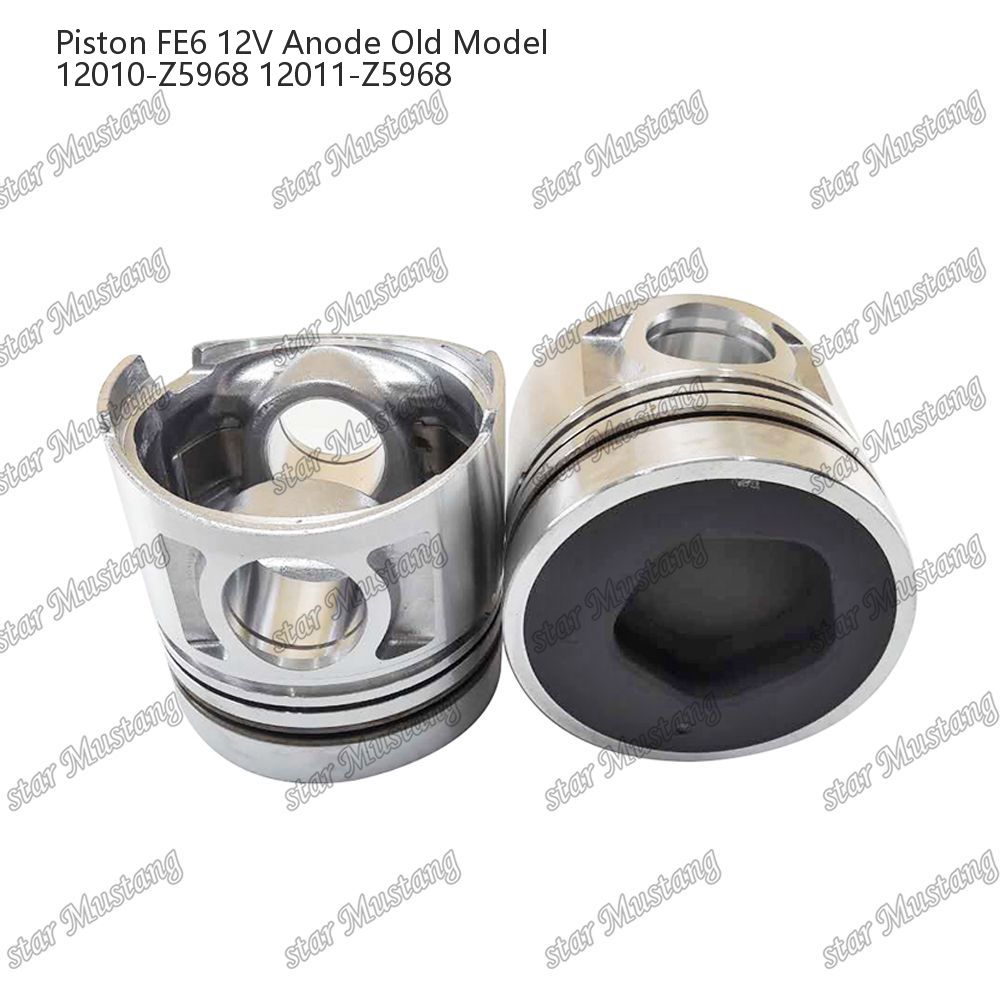 FE6 Engine Piston 12 Valves 12010-Z5968 12011-Z5968 For Nissan Engine Spare Parts