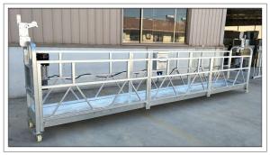 China Aluminium ZLP630 6m counter weight suspended platform, building construction equipment factory