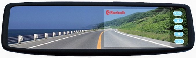 Ouchuangbo 480*272 4.3 Inch TFT LCD Display Car Rear View Mirror Monitor