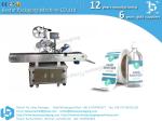 High speed labeling machine stick on both side of the bottle